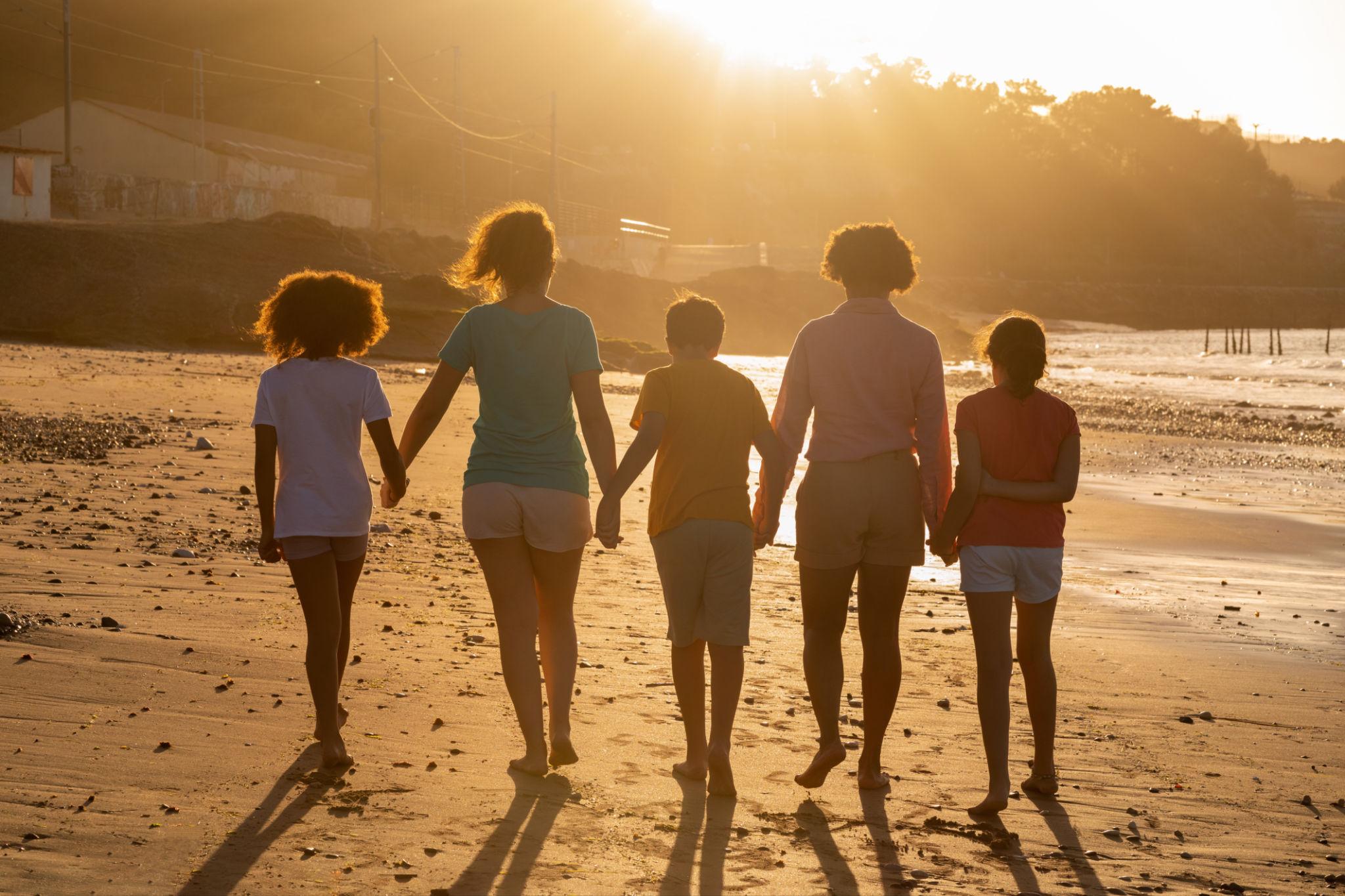 Santa Maria beach for family travel in Cape Verde
