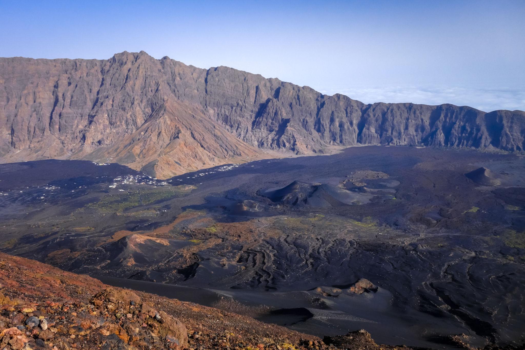 Pico do Fogo volcanic landscape in Cape Verde